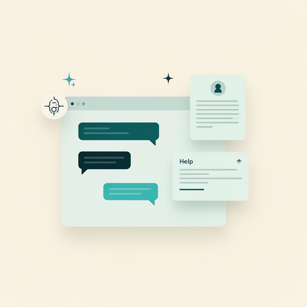 Connect support inbox with AI chat and a help article